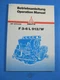 KHD Deutz F 3-6 L 912/W Engine Operation Manual