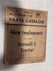 1949 International Harvester McCormick Parts Catalog for Farmall C Tractors 