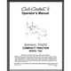 Cub Cadet Tractor 7284 Owner Manual 7000 series 52 pages year 2004 comb bound