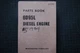 KOMATSU 6D95L Forklift Engine Parts Manual book shop catalog spare OEM 1984 list