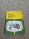 John Deere 4020 Row-Crop Standard & HI-Crop Tractor Operator&rsquo;s Manual OM-R41754