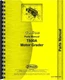 Galion T-500A Grader Parts Manual Catalog 0-2600