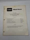 Toro 1956-2002 Lubrication Rec. Drive Blade & Mower Blade Usage Charts 492-0392