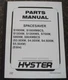 HYSTER S70XM S80XM S80XMBCS S100XMBCS S100XM S120XM FORKFLIFT PARTS MANUAL E004
