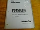Komatsu PC450LC-8 Excavator w 6D125E-5 Engine Shop Manual Foldouts SN A10001-Up