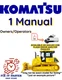 KOMATSU TD-15H BULLDOZER OWNERS OPERATORS MANUAL PDF ON USB