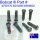 8 x Rim Lug Stud Wheel Bolt fits Bobcat A220 A300 A770 1600 2000 2400 2410 1213