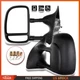 Tow Mirror Manual Pair For 1999-16 Ford F250-F550 Super Duty Telescoping Side