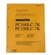 Komatsu PC160LC-7K, PC180LC-7K Workshop Repair Service Manual  Part # UEBM002200