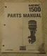 Mercury Merc 1500 Outboard Parts Manual September 1976 C-90-63293