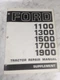 FORD TRACTOR SUPPLEMENT SERVICE REPAIR MANUAL 1100 1300 1500 1700 1900 SE3771-S2
