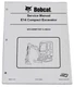 Bobcat E14 Compact Excavator Service Manual Shop Repair Book Part # 6989421