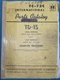 INTERNATIONAL TD-15 150 151 SERIES CRAWLER TRACTOR PARTS MANUAL BOOK CATALOG