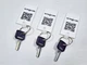 3PCS Ignition Keys 104466 for Skyjack SJIII 3220 3226 4626 4632 SJ8831RT 8841RT