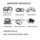 Arm Boom Bucket Seal Kit For Hitachi UH083 UH083LC Excavator Repair Kit