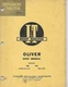 I&T SHOP SERVICE OLIVER  SERIES 1800 & 1900 SHOP MANUAL