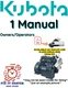 KUBOTA ENGINE 3 CYLINDER D902-B MANUAL OPERATOR OWNERS PDF ON USB