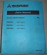 MITSUBISHI FBC15N FBC18N FBC18LN FORKLIFT PARTS MANUAL CATALOG W/ SUPPLEMENT