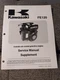 Original Kawasaki FE120 4 Stroke Gasoline Engine Service Manual Supplement