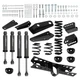 Front 3" Rear 5" Drop Spring & Shocks Lowering Kit for Chevy C10 GMC C15 1963-72
