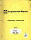 INGERSOLL-RAND VIBRATORY COMPACTOR TD-30 OPERATORS MANUAL 