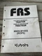 Kubota FRS M95S M105S Tractor Flat Rate workshop repair manual Service Book OEM