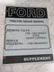 FORD TRACTOR REPAIR SERVICE MANUAL SUPPLEMENT 1700-1900 SERIES SE 3771-S3 5816