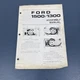 Ford Tractors 1500 1300 Assembly Instructions Manual Guide Book Set Up