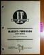 I&T Massey Ferguson MF670 MF690 MF698 Tractor Shop Service Manual MF-41 1986