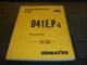 Komatsu D41E-6 D41P-6 Bulldozer Owner Operator Maintenance Manual 20001-