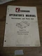 Farmhand F111-B Bale Accumulator Operators  & Parts Manual S/N 151-up
