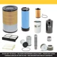 Filter Service Kit FITS Kobelco SK130 LC-11 with Izuzu R-4JJXDDV-A01 engine