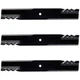 Oregon Gator G5 Blades for Woods F Series D6118T & D6121T 61" Decks, 596-346(3)