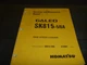 Komatsu Galeo SK815-5NA Skid Steer Loader Operator Maintenance Manual SN A10001-
