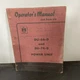 International Harvester DU-66-D/DU-74 Power Unit Op Manual w/Parts List