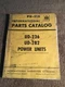 INTERNATIONAL HARVESTER PARTS CATALOG PU- 51A UD-236 UD- 282 POWER UNITS