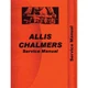 Service Manual fits Allis Chalmers 180 G2500