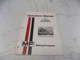 Massey Ferguson MF 40 Offset Disc Harrow Operator's Manual 690909 M3 1975