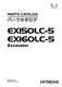 Hitachi EX160LC-5&nbsp;EX150LC-5 excavator parts catalog manual