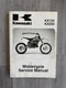 Genuine Kawasaki KX125 KX250 Motorcycle Service Manual 2003-2007 99924-1298-04