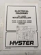 HYSTER FORKLIFT ELECTRICAL DIAGRAMS MANUAL EV-100ZX E45XM-E65XM J40XM-J65XM 1995