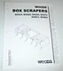 Woods BSS54 BSS60 BSS65 BSS72 BSM72 BSM84 Box Scraper Operators & Parts Manual