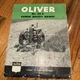 VTG Oliver Tractor 22-A Mower Dealer's Brochure