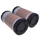 2PK New Air Filter for Kubota RTV400 RTV500 ZG222 ZG227 U15 U17 U25S