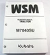 Kubota M7040SU M7040DT-SU Tractor Workshop Service Repair Shop Manual
