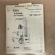 Yale K58C PARTS BOOK CATALOG LIST OPERATIONS MANUAL ELECTRIC FORK LIFT ITD-1055