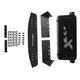 3" Bar Plate Intercooler Air Guide Kit Universal 76.2mm 600mm Core Aluminum