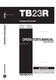 New Takeuchi TB23R Compact Excavator Operator's Owner's Manual AD5E004
