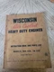WISCONSIN AIR COOLED ENGINES INSTRUCTION BOOK PARTS LIST. TRA-10D TR-10D