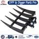 New Rake Attachment Replacement For Mini Excavator 1-1.5 Ton Digger 5-tooth Rake